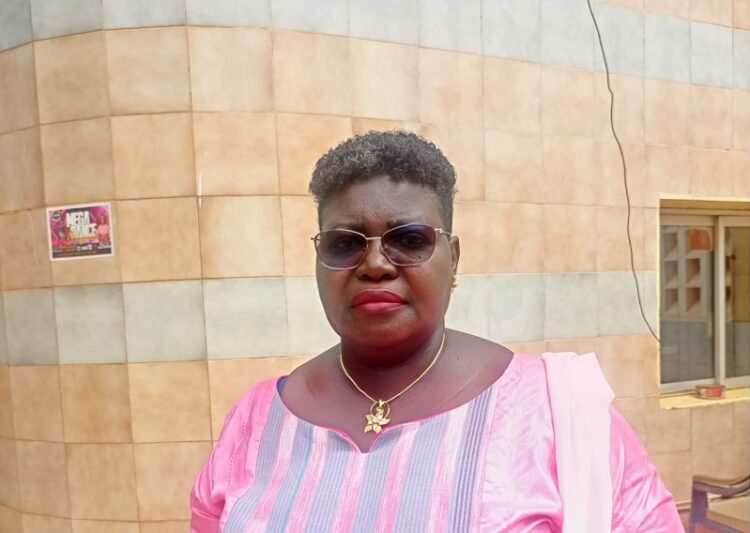Clarisse Nadembega Zoungrana, présidente de l'association des femmes juristes du Burkina Faso